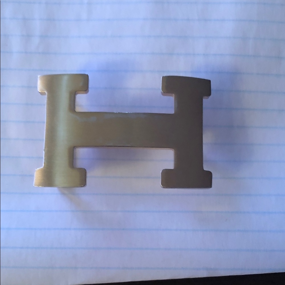 Hermes  - Brushed Gold belt buckle